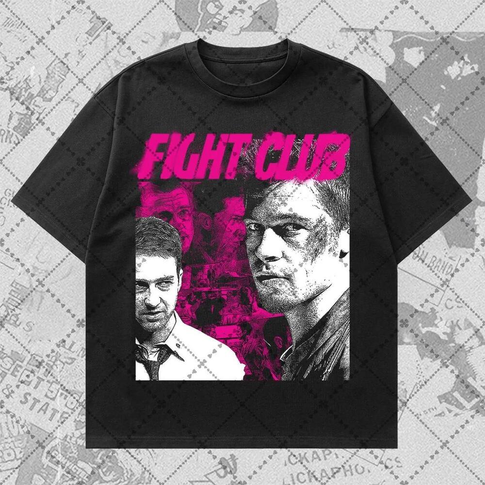 Fight Club Graphic Cult Classic Psychological Movie T Shirt